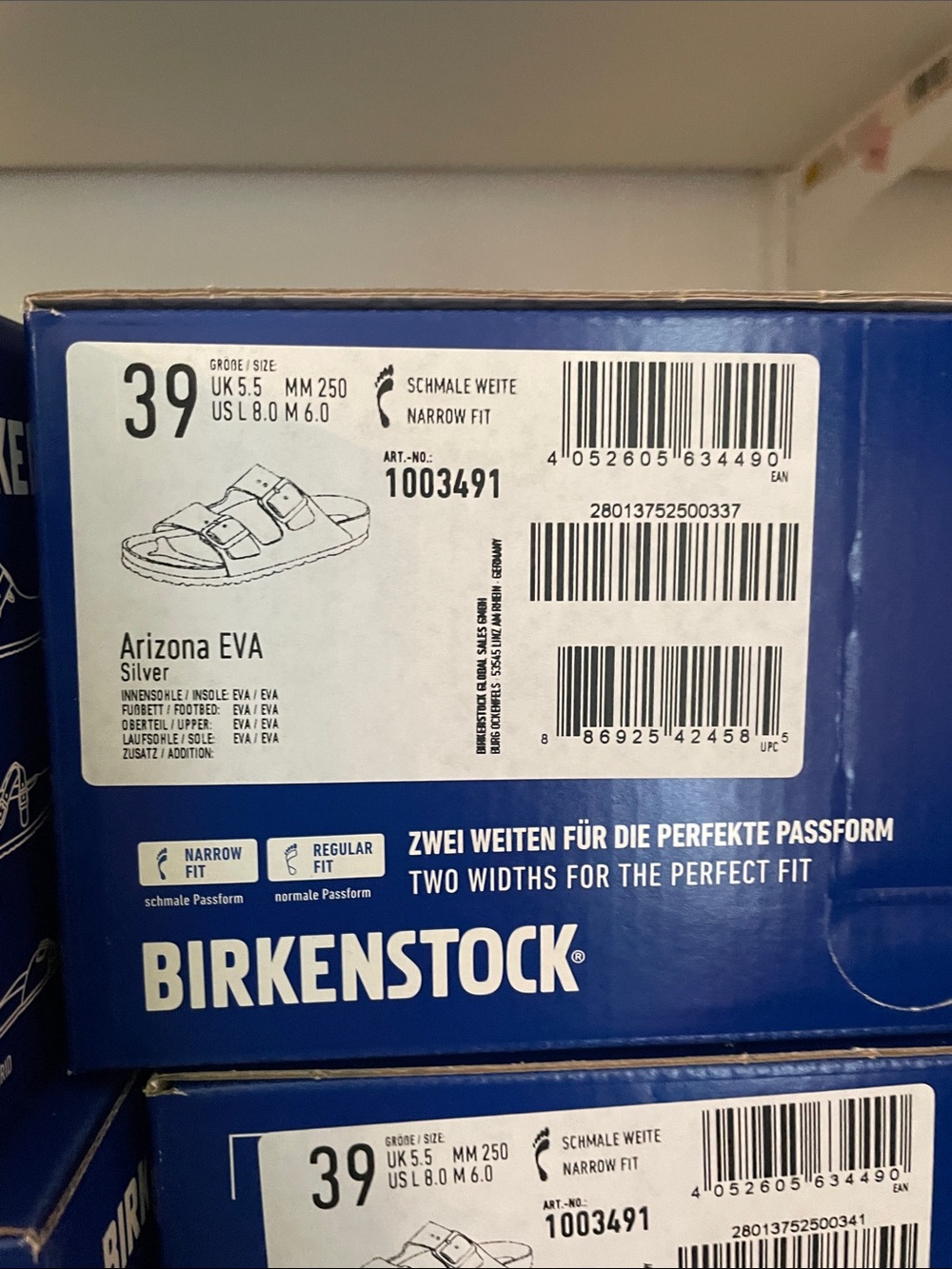 Birkenstock Arizona EVA sandalsA- color is silver - Picture 4 of 4